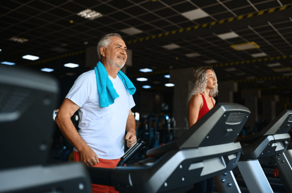 Treadmill exercise at Neurowell rehabiliation centre